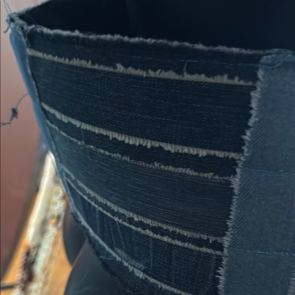 Striped Denim Waist Belt - Picture 5 of 5